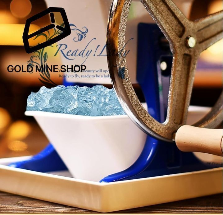 手動アイスシェーバーマシン 丈夫な針状の刃を備えたポータブルふわふわアイスクラッシャー