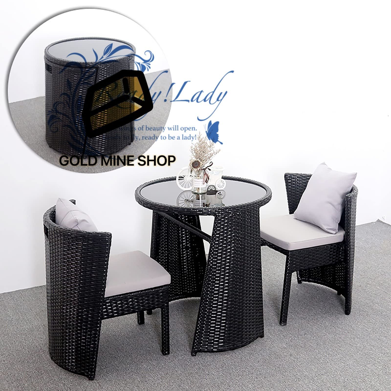 ガーデンソファー ラタンソファー ガーデンテーブル 3点セット 人工ラタン ガーデンチェア テーブル 創造性ガーデンファニチャーセット 3点 ガーデンテーブル ガーデンチェア収納 テーブル×1 チェア×2