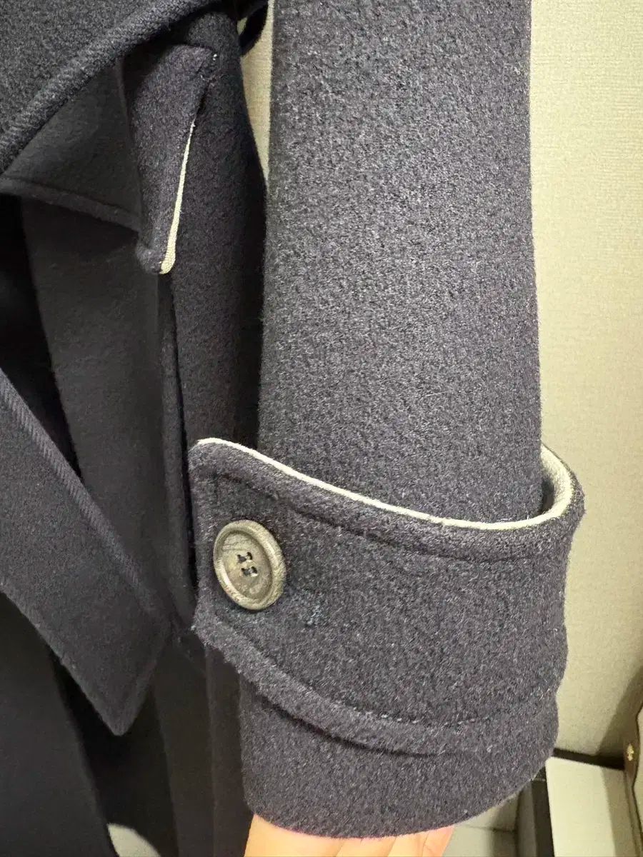 トムボーイ ネイビー ベルト ロングコート