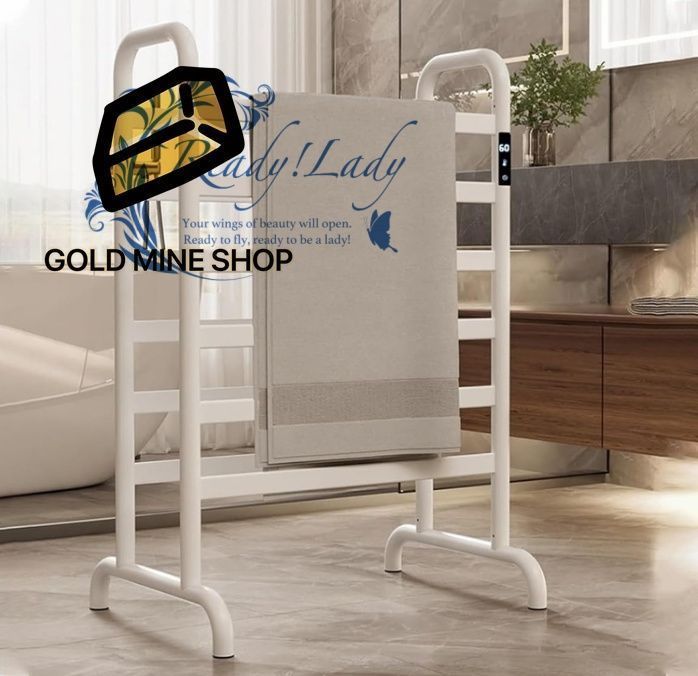 電気タオル掛け 自立型 電気タオルウォーマ 加熱タオルラック 恒温布巾掛け タオルヒーター 乾燥ラック 多段階温度調節 急速加熱 低電力 IPX 4防水 タオルウォーマー 浴室用 洗面台 ホテル用 TS 06