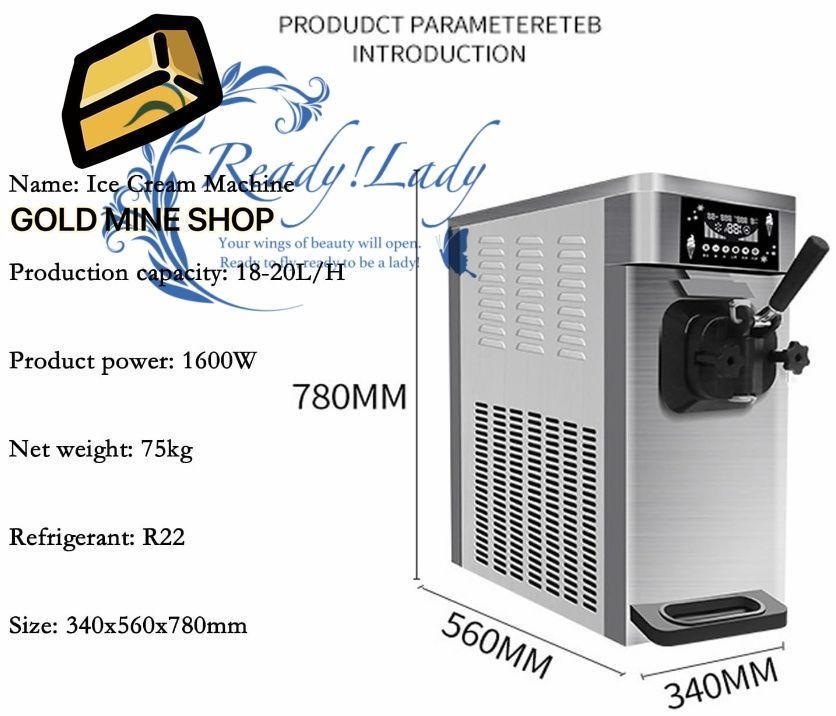 アイスクリームメーカーマシン 業務用デスクトップアイスクリームマシン コーン型全自動シングルヘッドソフトアイスクリームマシン 家庭用アイスクリームマシン