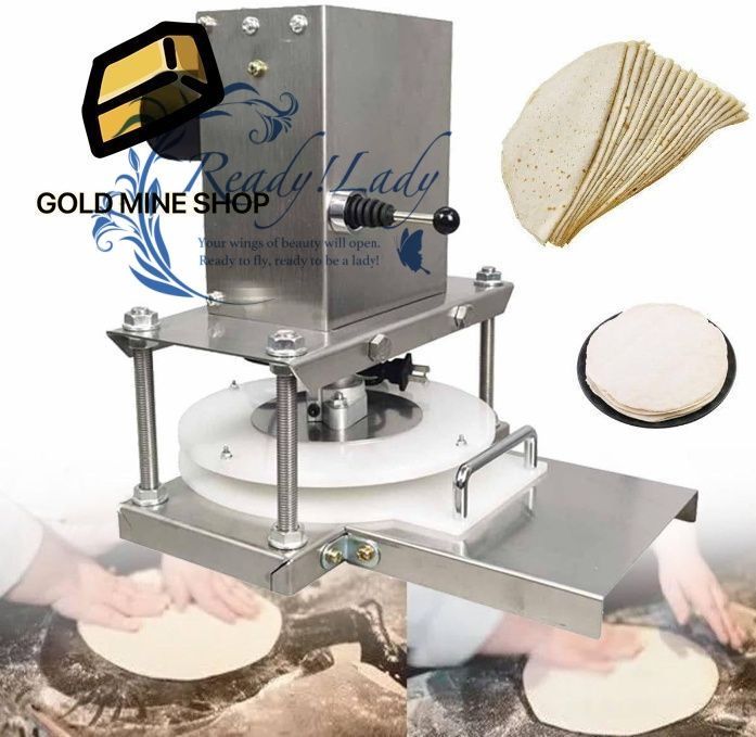 業務用電動ピザ生地プレス機 ピザをプレスするための8.6インチ生地ペストリープレス製造機 ピザ用ハンドヘルドケーキ ピザ用