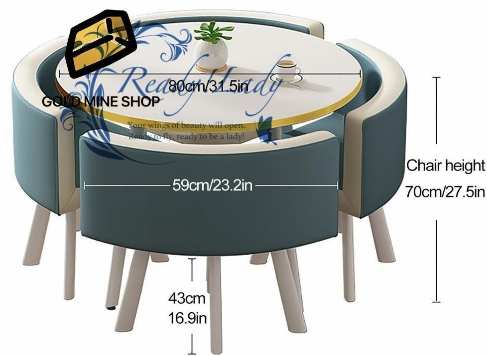 4人掛け会議テーブル ダイニングセット椅子