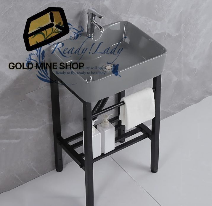 流し台 ガーデンシンク 屋外 流し台 キッチンシンク ステンレス製簡易流し台 ホットおよびコールド蛇口付き キッチンシンク 流し台 屋外 簡易流し台 自立型 置き場付き 簡単取付 家庭用 屋内 屋外 の流し台 48 37 83CM