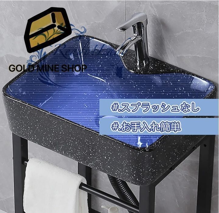 流し台 ガーデンシンク 屋外 流し台 キッチンシンク ステンレス製簡易流し台 ホットおよびコールド蛇口付き キッチンシンク 流し台 屋外 簡易流し台 自立型 置き場付き 簡単取付 家庭用 屋内 屋外 の流し台 48 37 83CM