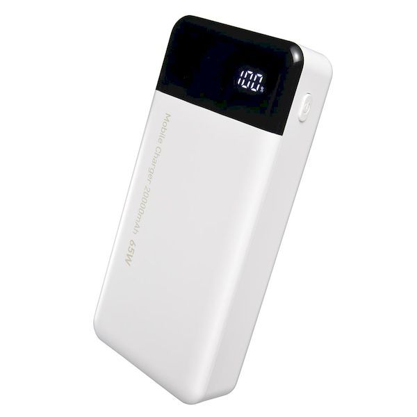 7営業日以内発送 オーム電機 SMP-JV653 モバイルバッテリー 20000mAh 65W PD規格対応 20V 3 25A対応 3台同時充電 ホワイト SMPJV653 沖縄離島販売不可