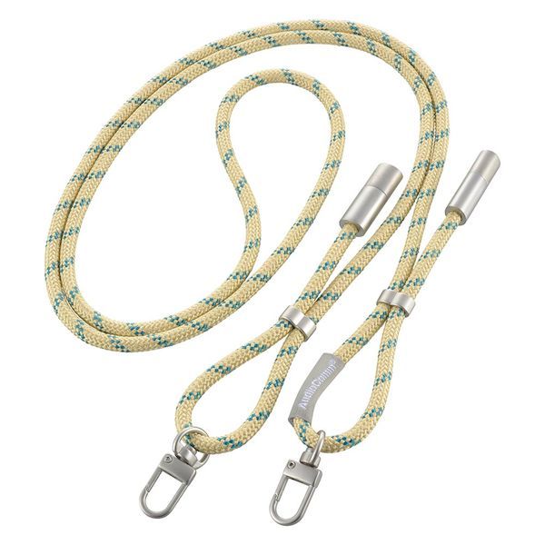 【新品・7営業日以内発送】オーム電機 SMT-LSCL15N-AY チャージングストラップケーブル 編み込み／USB－C to Lightning／1．5m／ブルーイエロー SMTLSCL15NAY【沖縄離島販売不可】