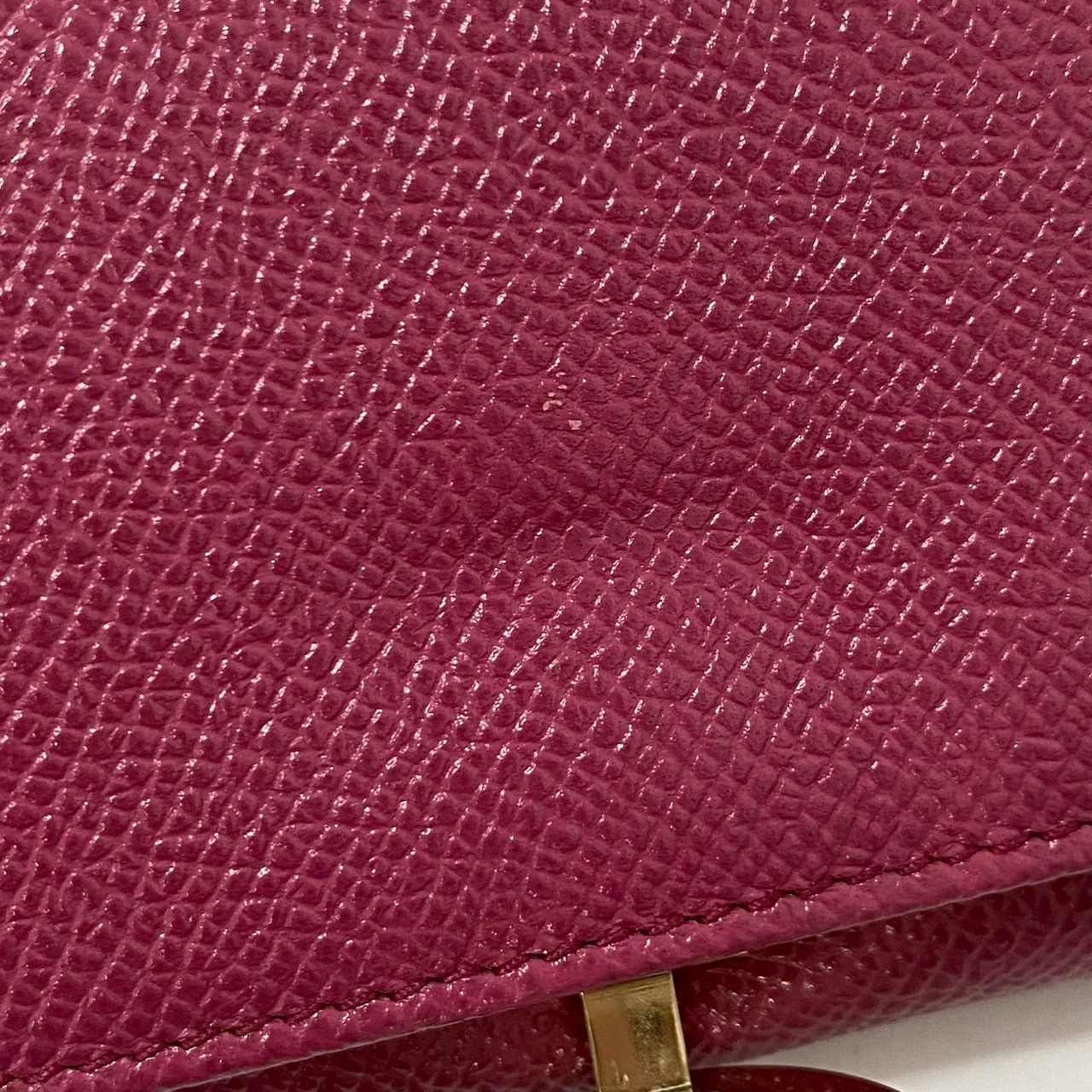 レザー ダークピンク