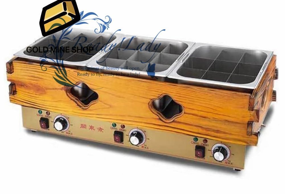 おでん鍋 30L大容量 27グリッド 電気おでん鍋 0-300℃温度調節 自動保温機能 仕切り鍋 ステンレス鋼 仕切り付 卓上型 デスクトップおでん鍋 多用途おでん鍋 麺鍋 フライヤー スーププール 卓上万能鍋