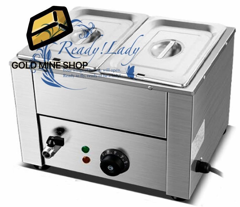 業務用フードウォーマー 電気 ステンレス製 湯煎式保温 ごはん スープ 食品保温ポット フードパン1 4 2 9Ｌ