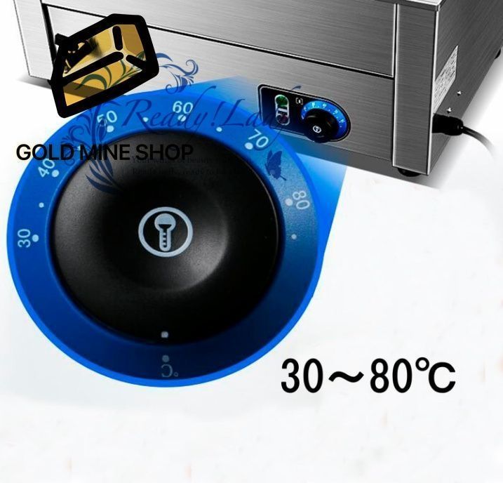 業務用フードウォーマー 電気 ステンレス製 湯煎式保温 ごはん スープ 食品保温ポット フードパン1|4*2 9L