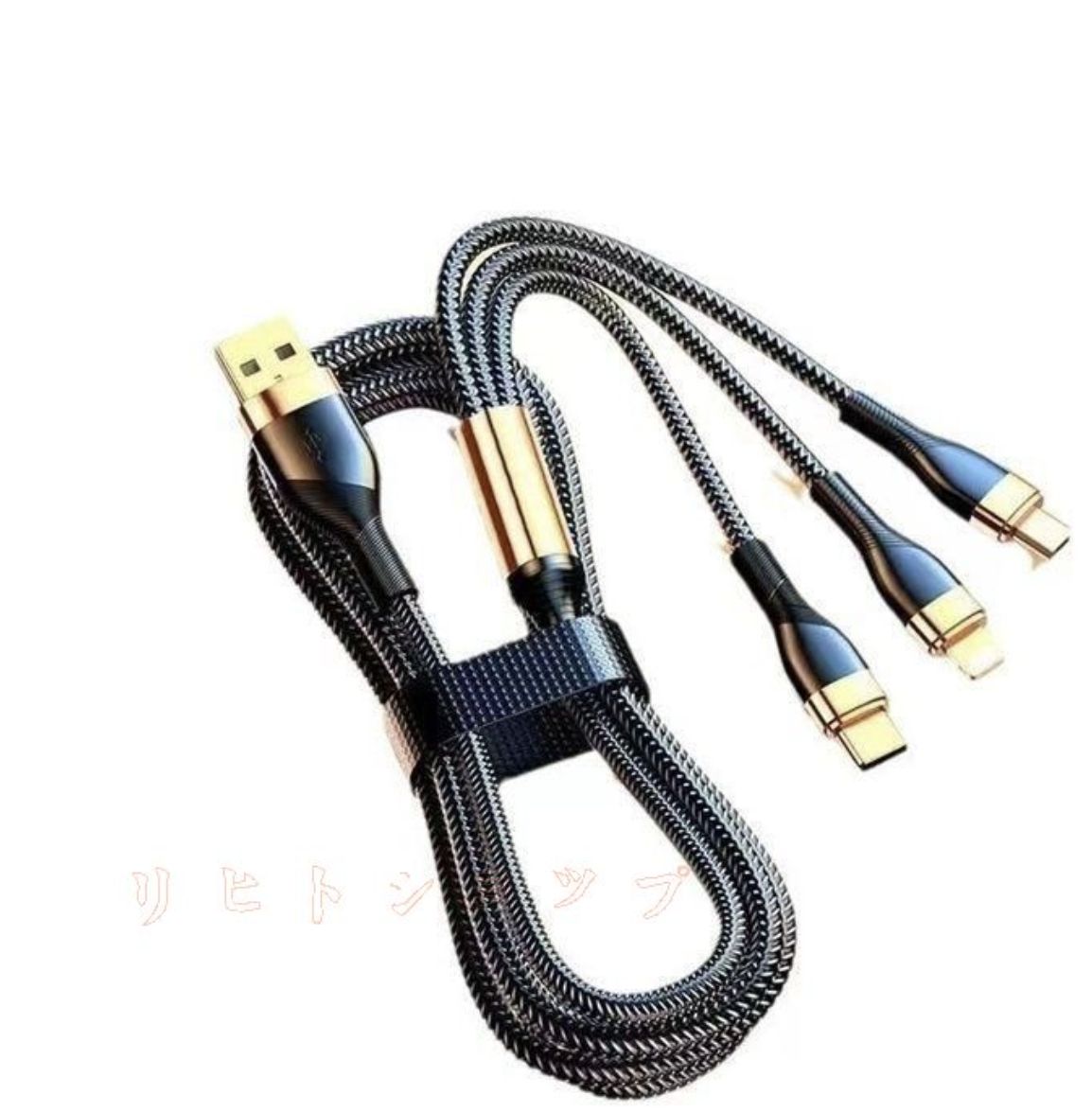 PD100W 超高速充電ライン デジタル多機能3 in 1 充電電源 USB-C ライン Samsung Galaxy/ Xiaomi Note 7 Redmi Note 8/Macbook/iPad