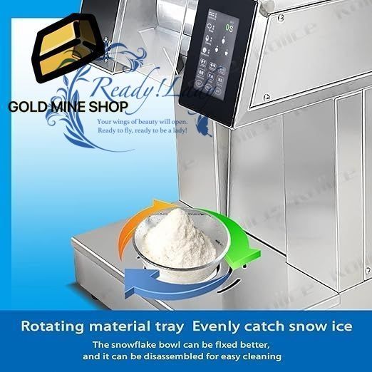 旋転基盤を付けのスノーコーンマシン