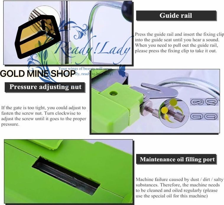 デスクトップ手動プラスチックバッグクリッピングマシン 8000個のU字型シーリングネイル