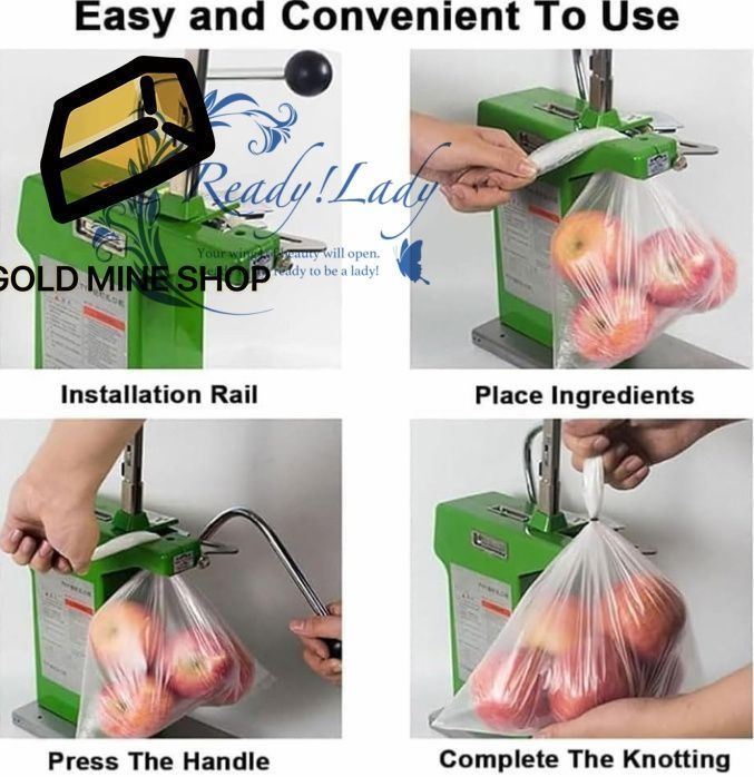 デスクトップ手動プラスチックバッグクリッピングマシン 8000個のU字型シーリングネイル