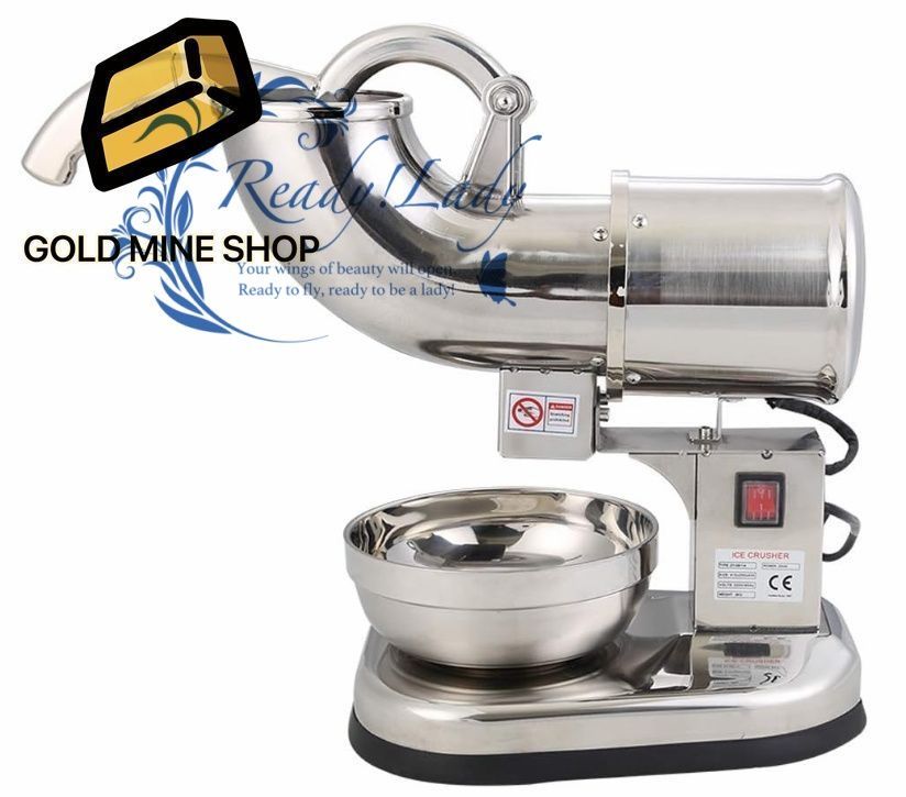 電動 かき氷機 ふわふわ アイスクラッシャー 業務用 ブロックアイススライサー 180kg h ステンレス鋼 喫茶店 かき氷店 家庭に適して 110V