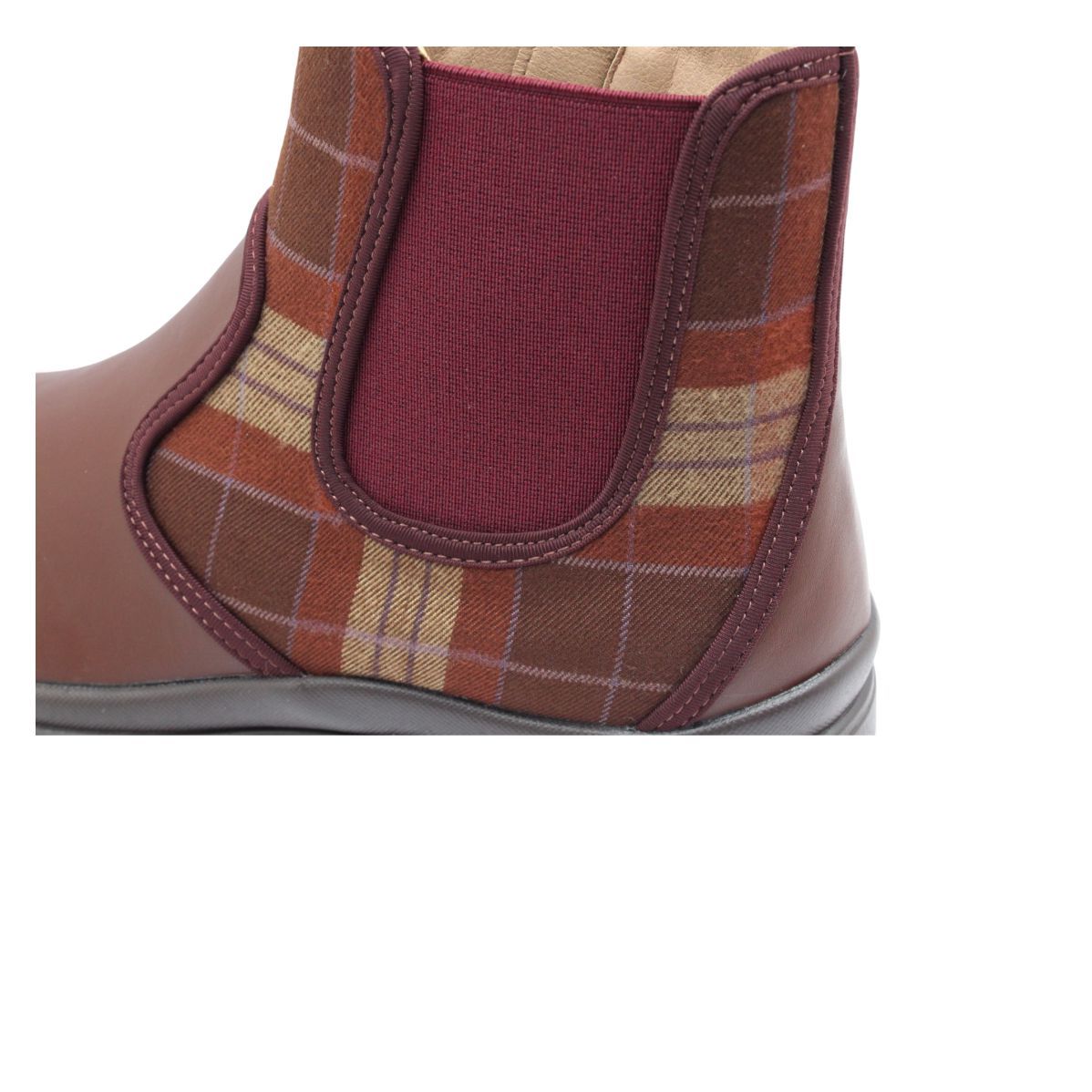  by バイ あしながおじさん 8490125 レッドブラウン レディース レイン ブーツ ショート サイドゴア ジップ 晴雨兼用 雨 防滑 靴 長靴 レインブーツ 長靴 レインシューズ