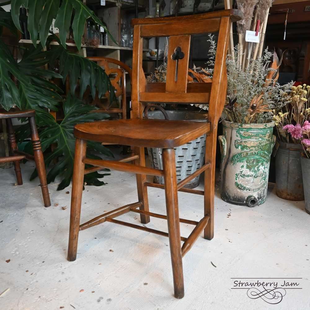 L3705-272-5 英国アンティーク チャーチチェア ヴィクトリアン アンティークチェア キッチンチェア チェア ダイニングチェア 教会 イギリス