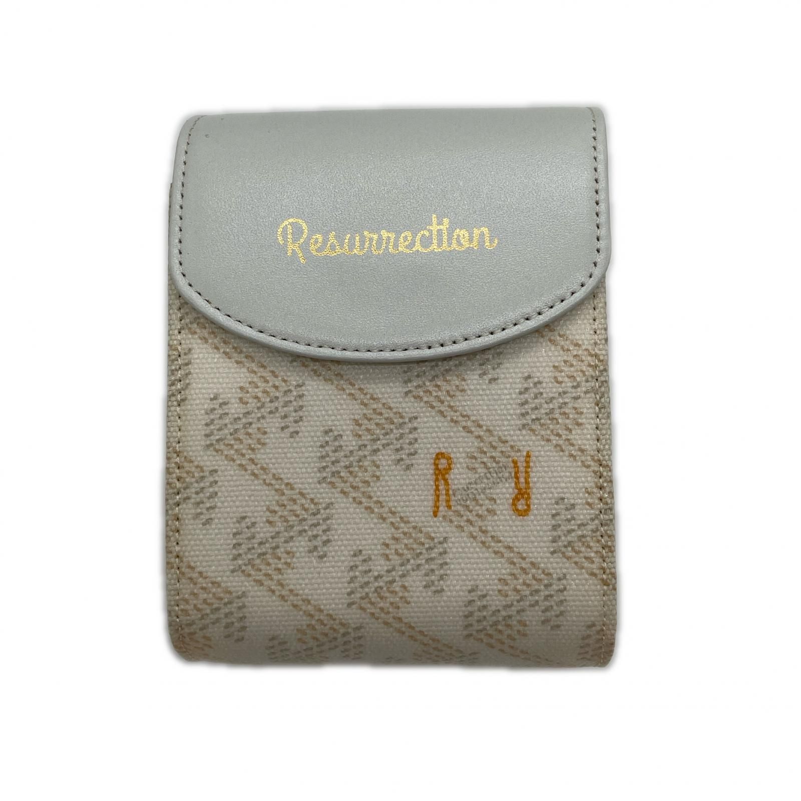 レザレクション Resurrection マルチケース 白 モノグラム柄 マグネット式 スコープケース ティー挿し付き