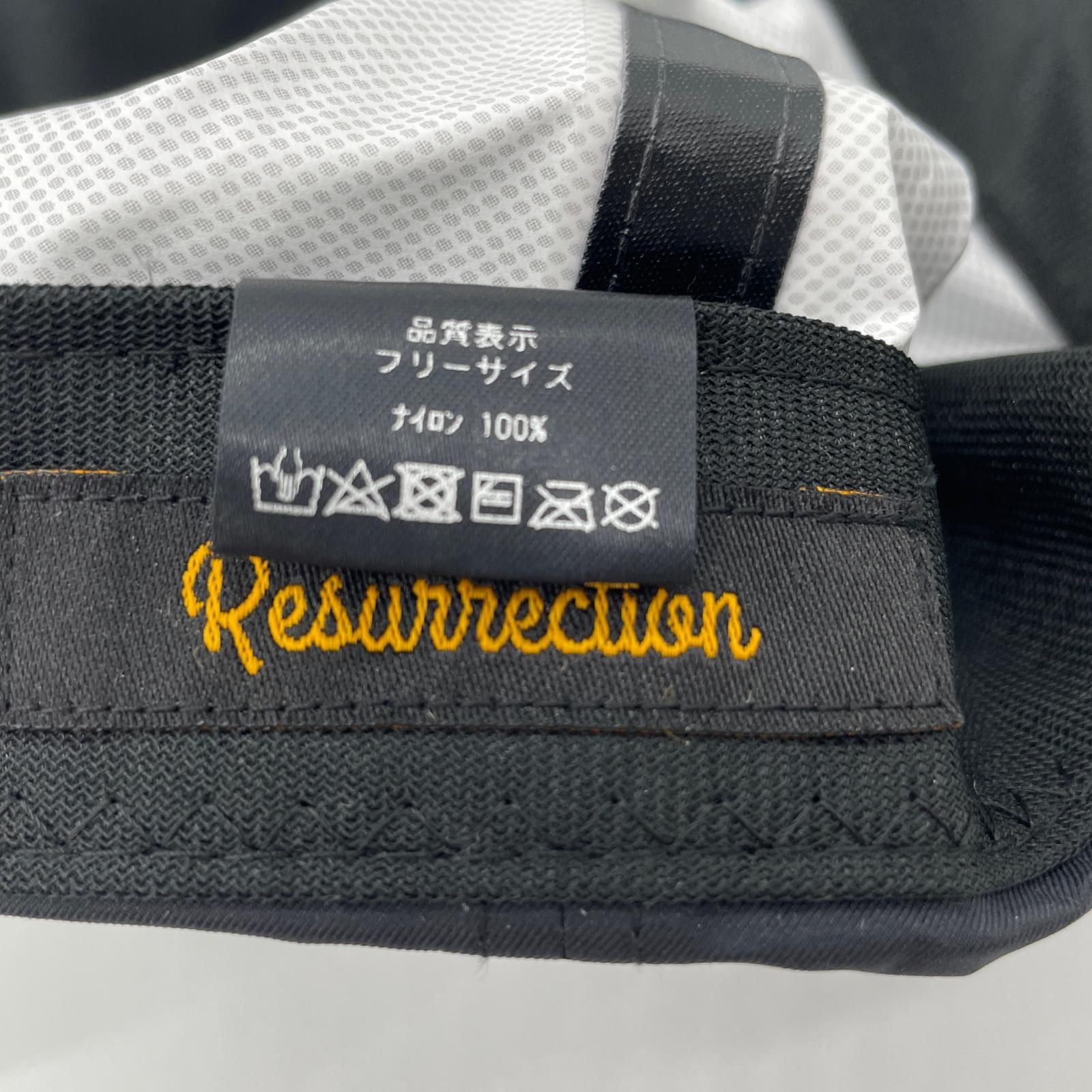 レザレクション Resurrection レインキャップ フリー ブラック 防水 メーカーロゴ LLC-HASEGAWATOSO_COM