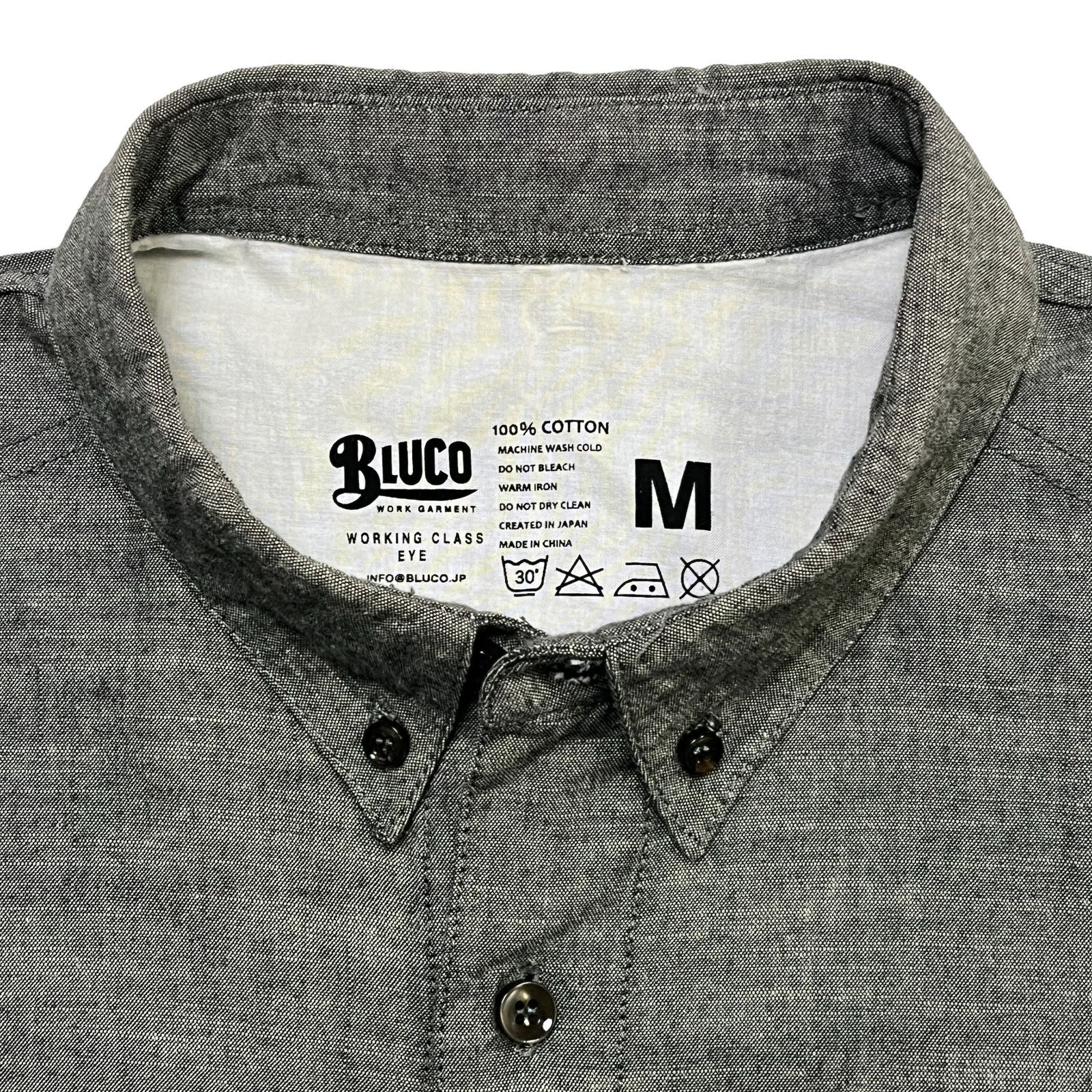 bluco ワーク ジャケット M チャコール グレー ☆セールプライス!!☆BLUCO(ブルコ) OL-1351 QUILTING COACH JACKET  4色(CHL⁄MOC⁄NVY⁄BLK)☆送料無料☆