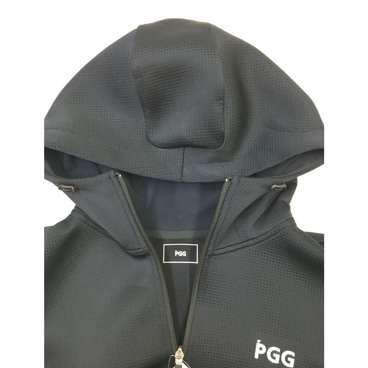 メンズ ピージージー PGG セットアップ 6 LL 紺 ネイビー フード付きダブルジップアウター×ロングパンツ ダンボール生地 LLC-HASEGAWATOSO_COM