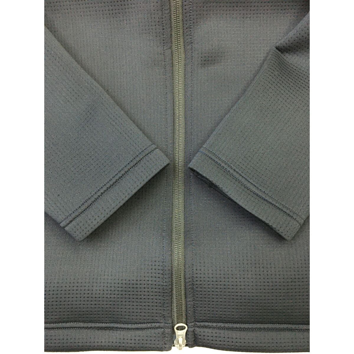 フード付きダブルジップアウター×ロングパンツ ダンボール生地