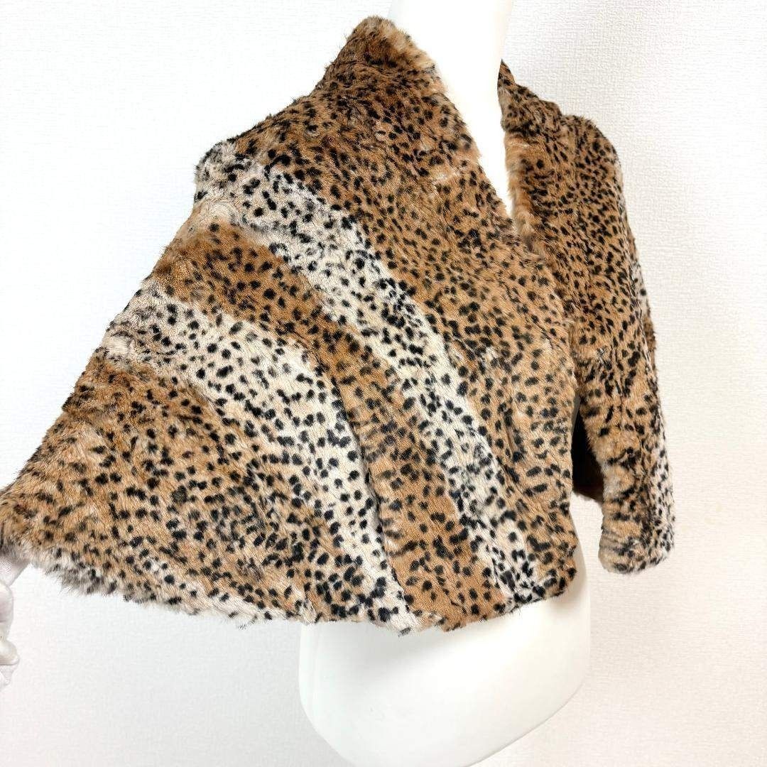 DKNY レッキスラビットファーボレロケープ