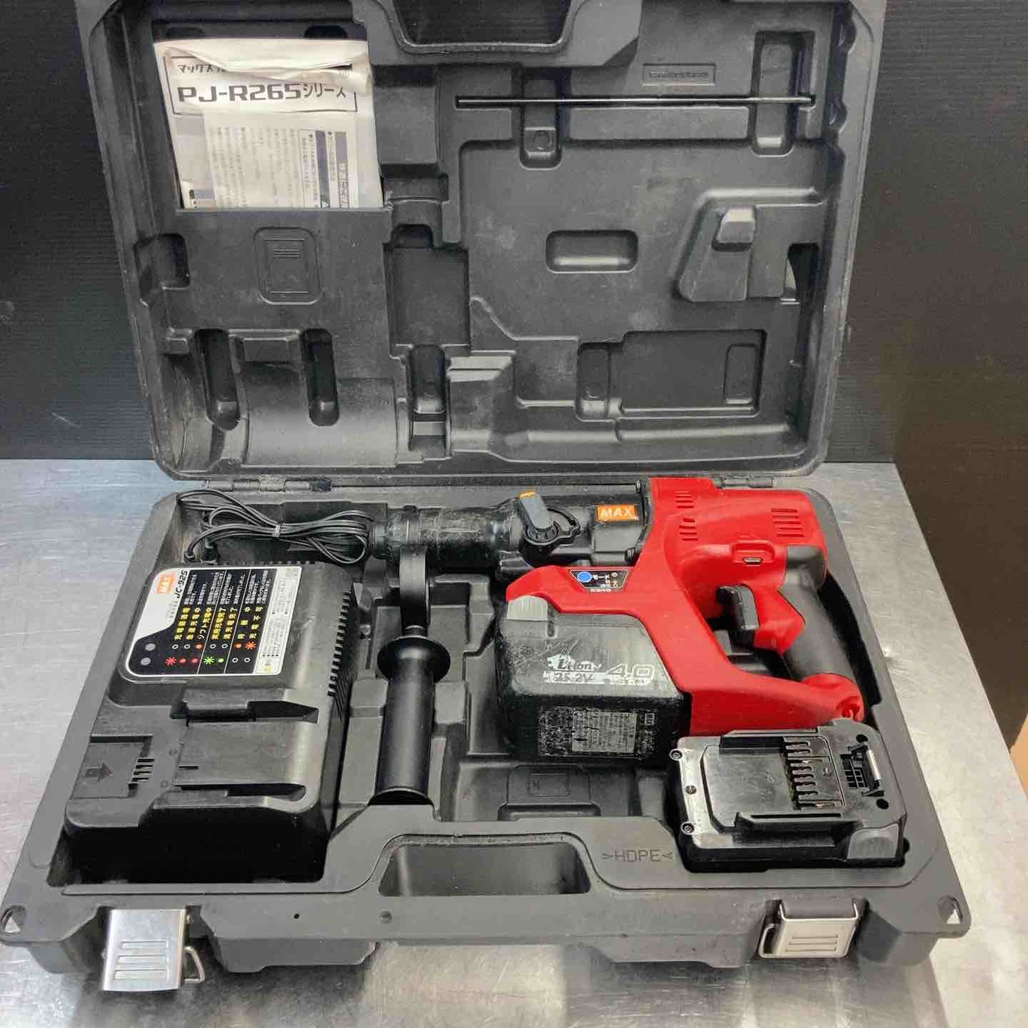 品 マックス MAX 25.2V コードレスハンマドリル PJ-R266-B2C 40A フルセット品 東大和店