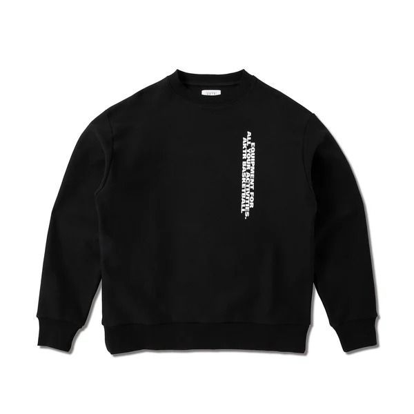 AKTR WILD-CARD SWEAT CREW NECK BLACK 225-026010