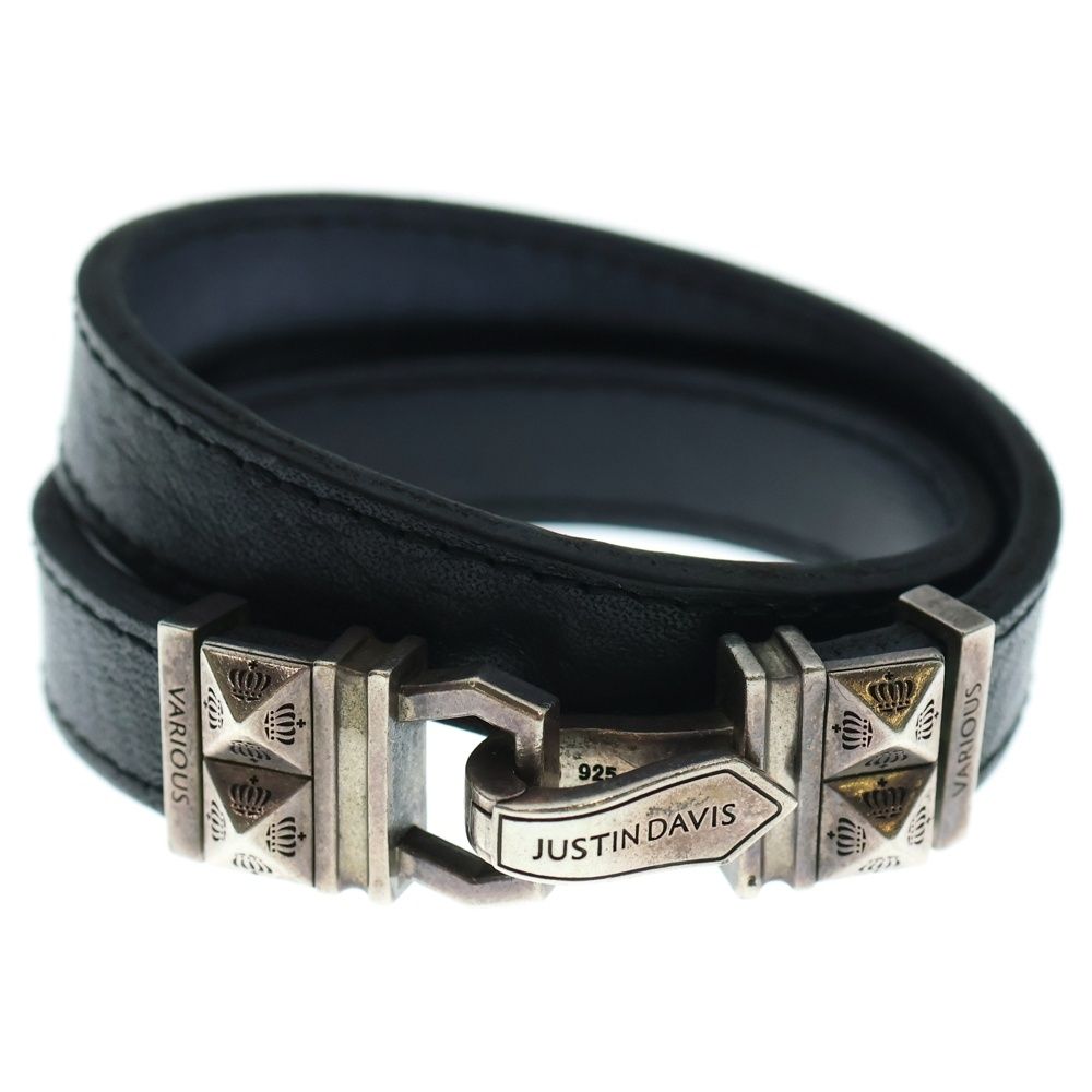 2WAY ダブルレザーブレスレット