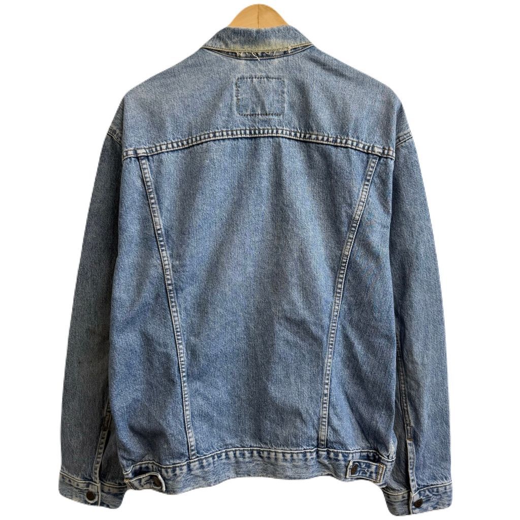 チュニジア製 LEVI’S リーバイス 70503 02 デニムジャケット Gジャン コットンジャケット 青 ブルー XLサイズ No.L039