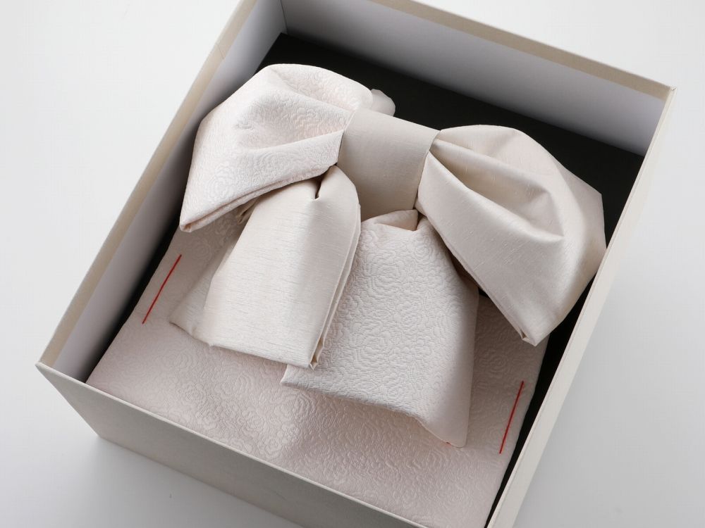  七五三 七歳用 結び帯 大寸 ベージュ da 251 10 七五三 季節 年中行事