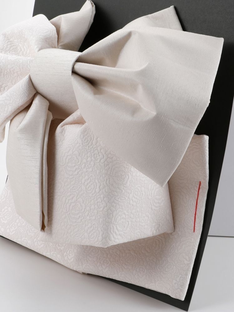 七五三 七歳用 結び帯 大寸 単品 ベージュ da-251-10