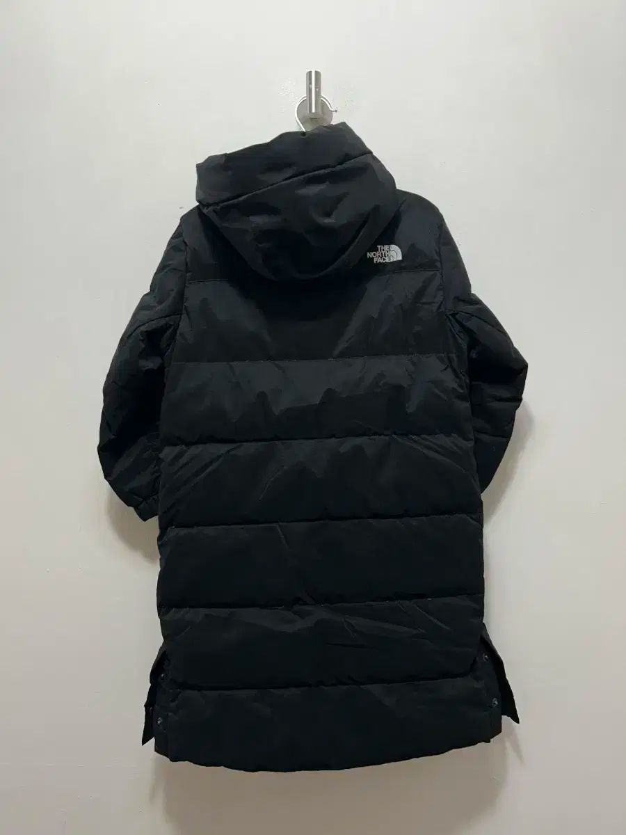110 THE NORTH FACE ザノースフェイス ブラック ダウンジャケット ロング丈 フード 取り外し
