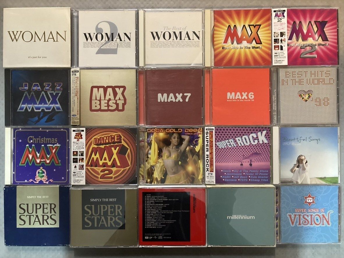 洋楽 オムニバス コンピレーションアルバム CD 100枚セット [HE841