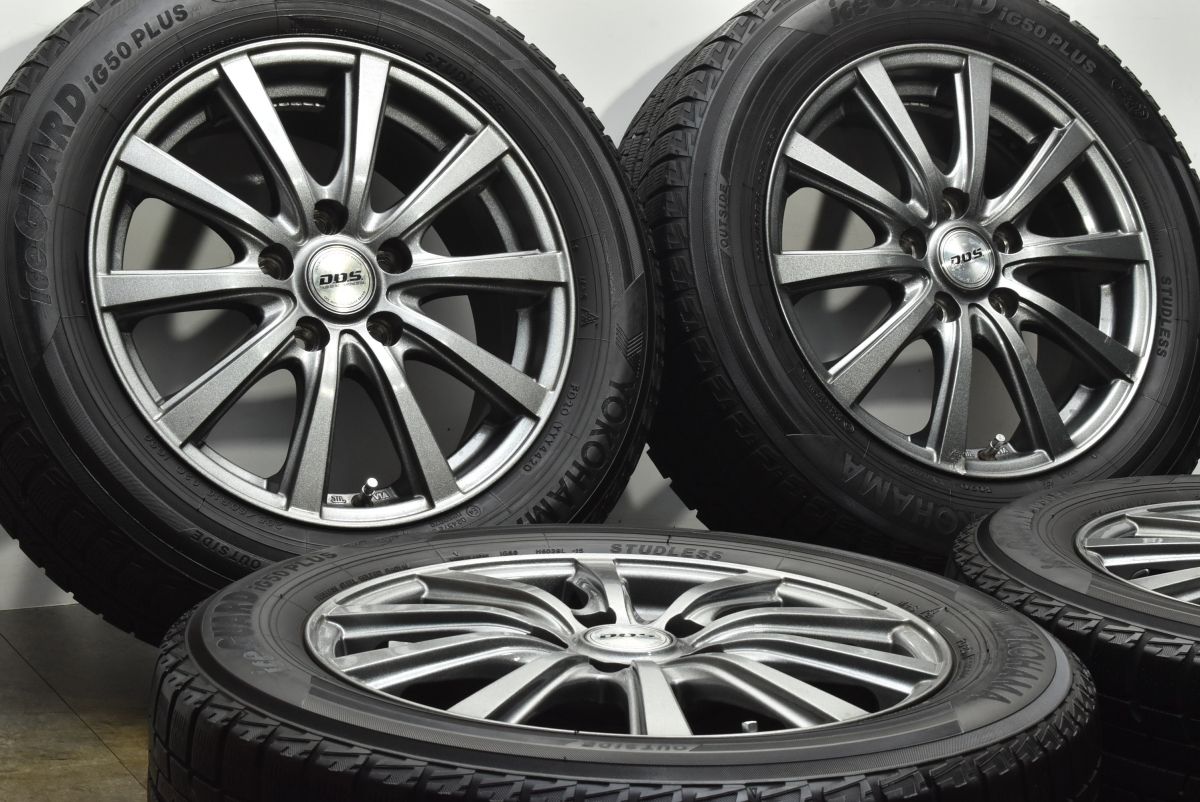 スタッドレス DOS 16 in 6 5 J 53 PCD 114 3 ヨコハマ アイスガード iG 50プラス 205 60 R ノア ヴォクシー ステップワゴン アクセラ