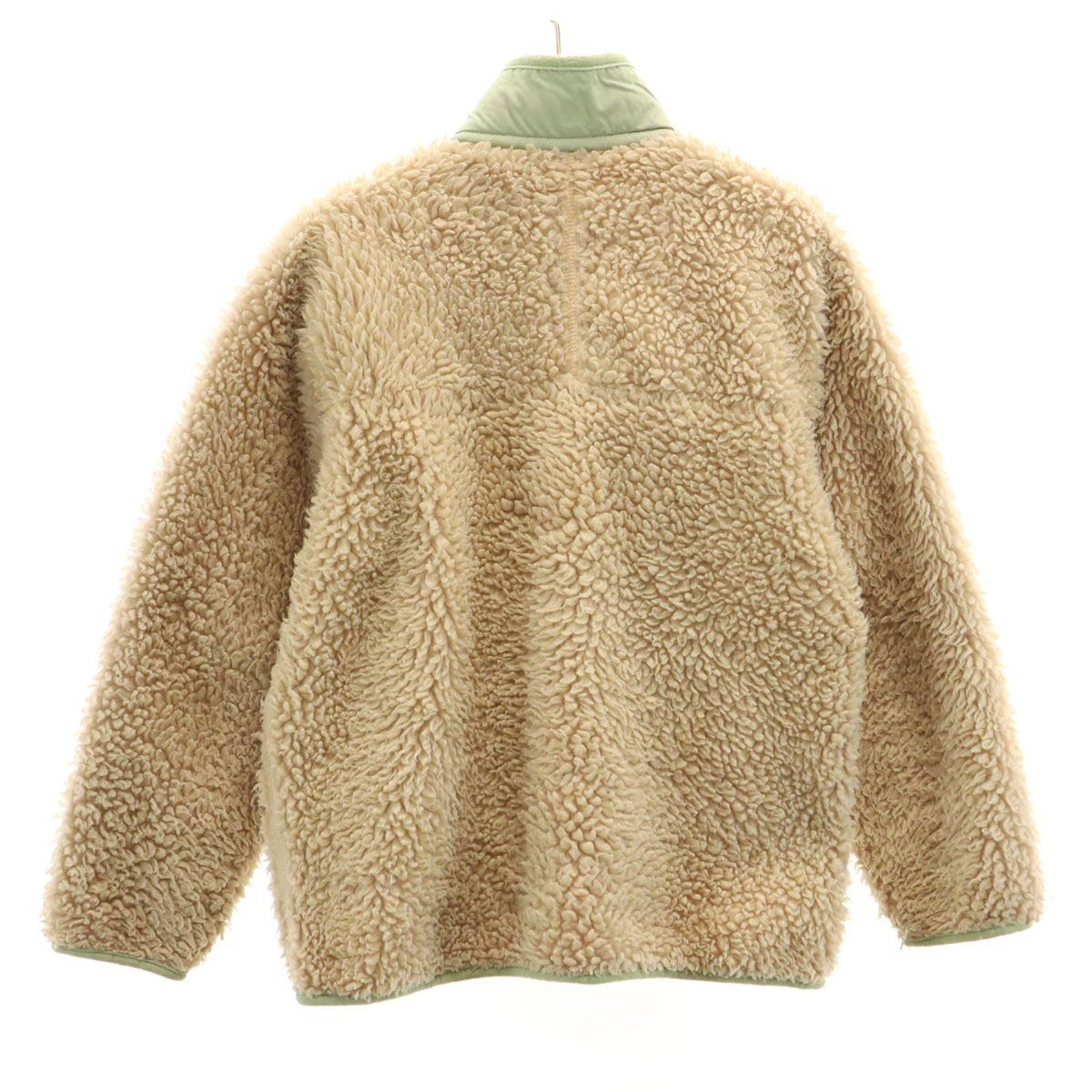 patagonia パタゴニア フリースジャケット M 10 ベージュ 85558 アウトドア キッズ 古着