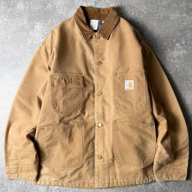 100周年記念 80s USA製 Carhartt ブランケット ライナー ダック チョア