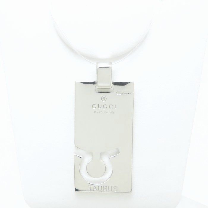 GUCCI グッチ 星座 ペンダントトップ 牡牛座 TAURUS シルバー925 レディース 294420 BJ