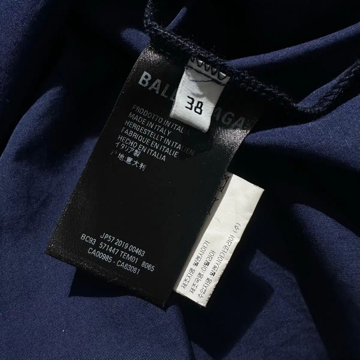 シャツ ネイビー