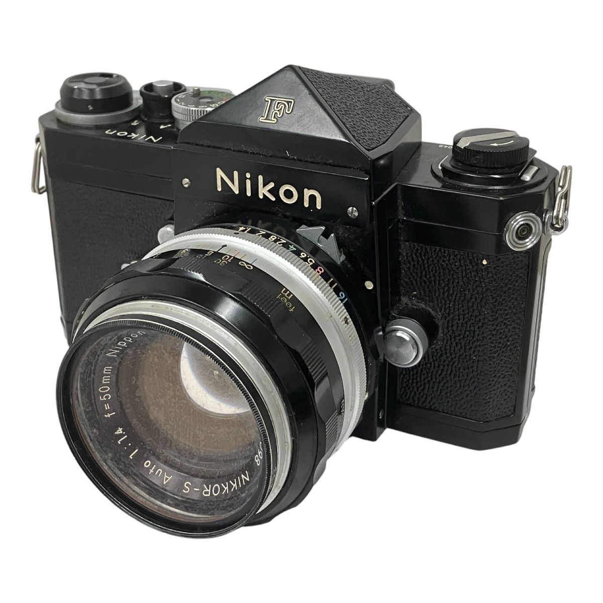 Nikon F アイレベル ブラック フィルム カメラ ボディ NIKKOR-S Auto 1 1.4 F 50mm レンズ ニコン ジャンク M10585544