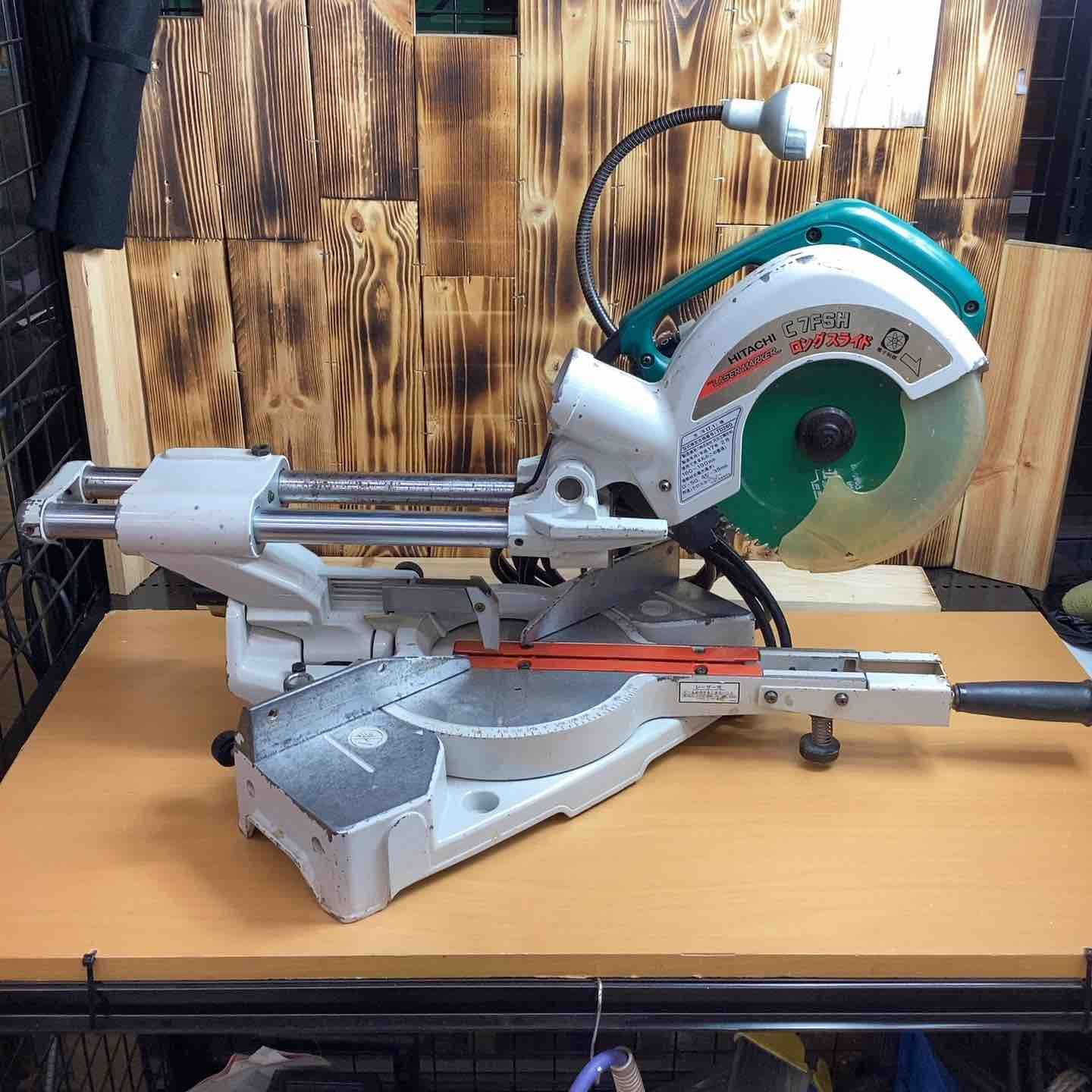 ハイコーキ HIKOKI 旧 日立工機 卓上スライド丸ノコ C 7 FSH 木材 切断 高精度 幅広