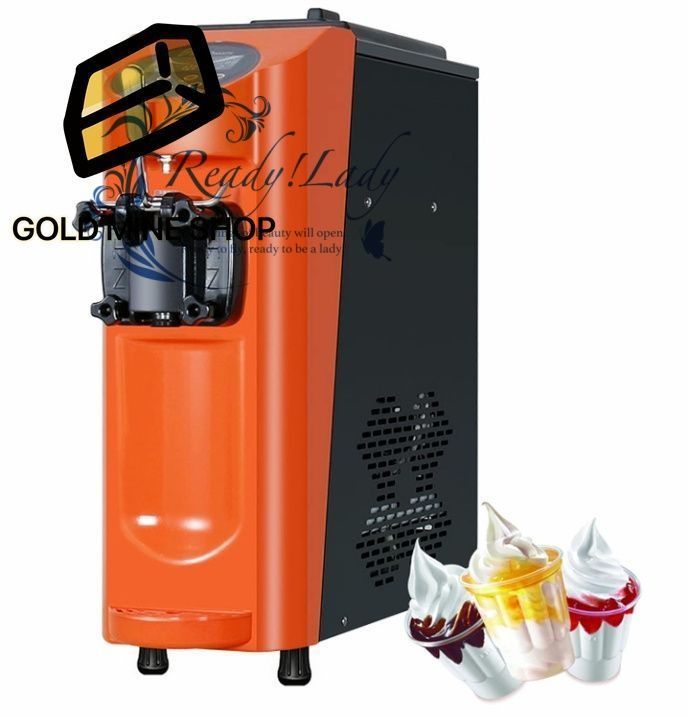 アイスクリームメーカー 1000W 自動フルーツソフトクリームマシン 業務用ソフトアイスクリームマシン ステンレススチールアイスクリームメーカー 材料不足警告付き レストランスナックバー用