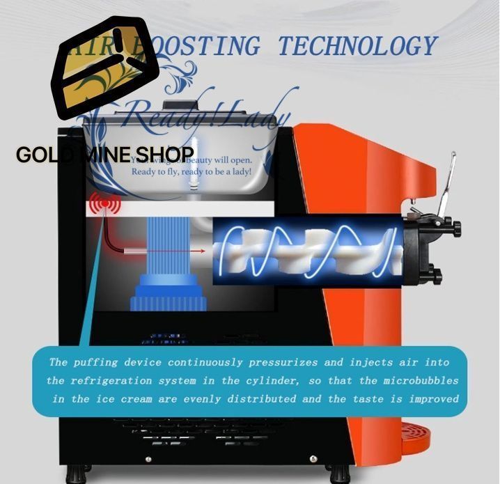 ステンレススチールアイスクリームメーカー