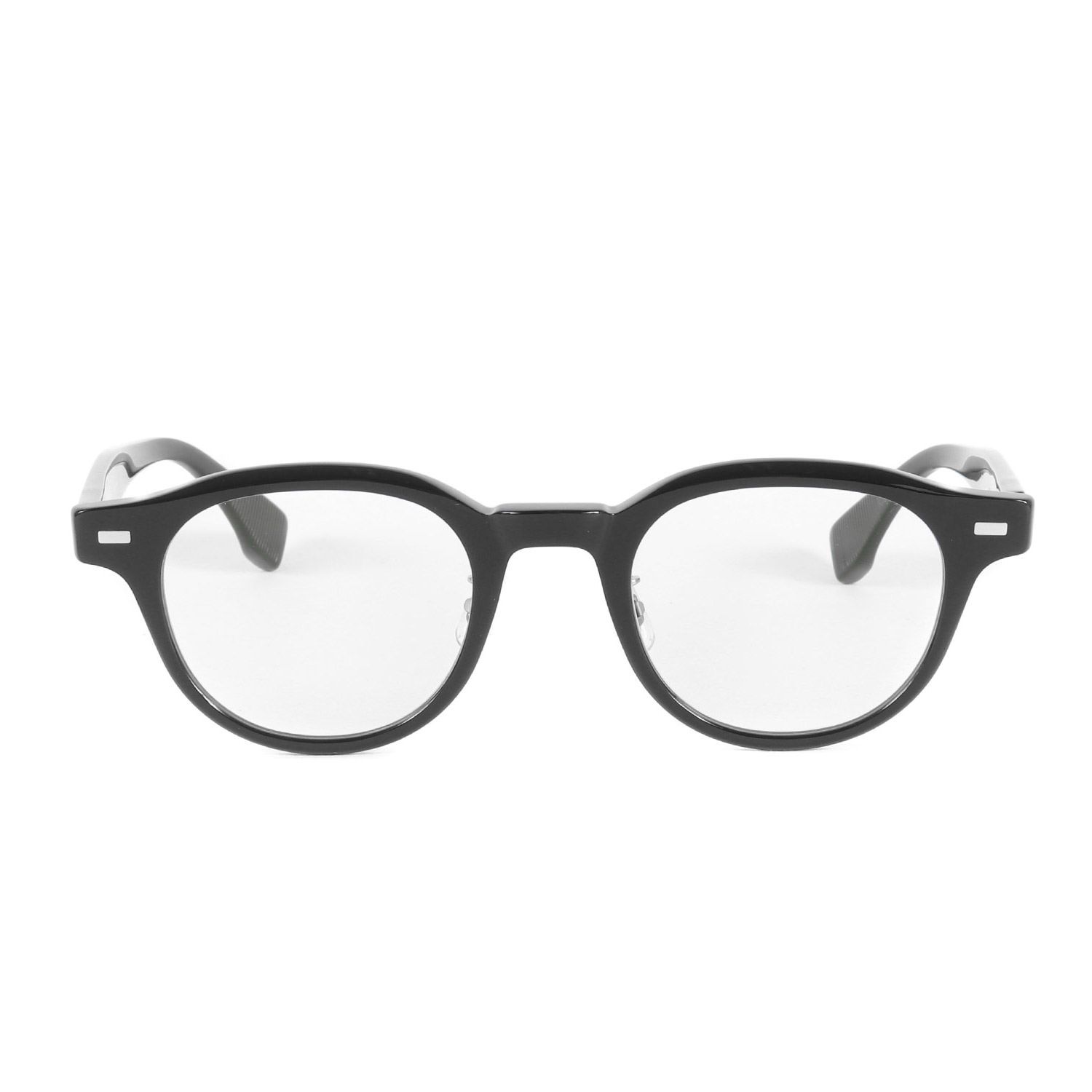 E5 eyevan イーファイブ アイヴァン p19 ハイカウントアセテートフレーム メガネ ブラックフレーム クリアレンズ 46 23 147 ブランド ファッション アイテム メンズ