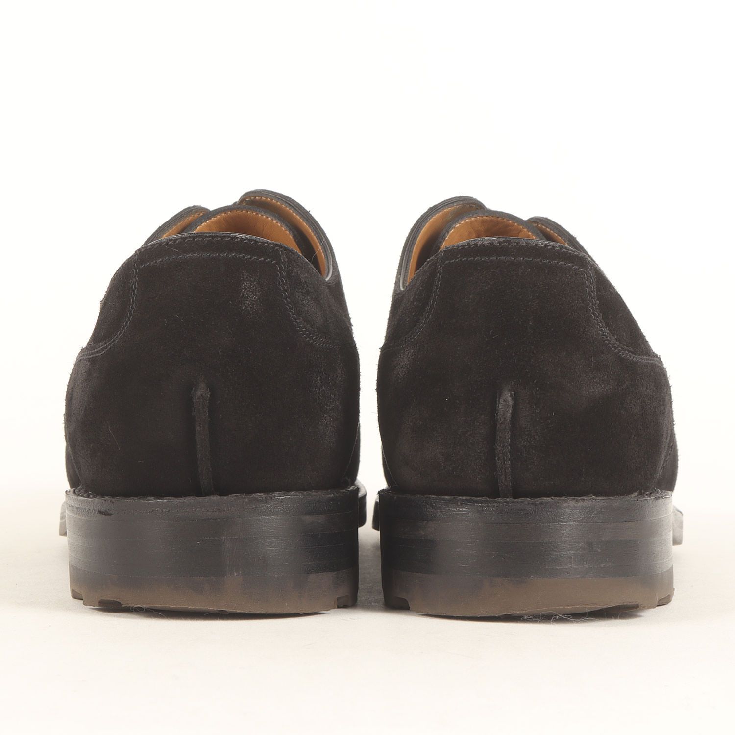 J.M. WESTON ジェイエムウエストン サイズ 7 1 2 D 26.5 cm 22 AW BEAMS 別注 Uチップ スウェード レザー シューズ GOLF 641 223392-8 ブラック 黒 ブランド 靴 メンズ