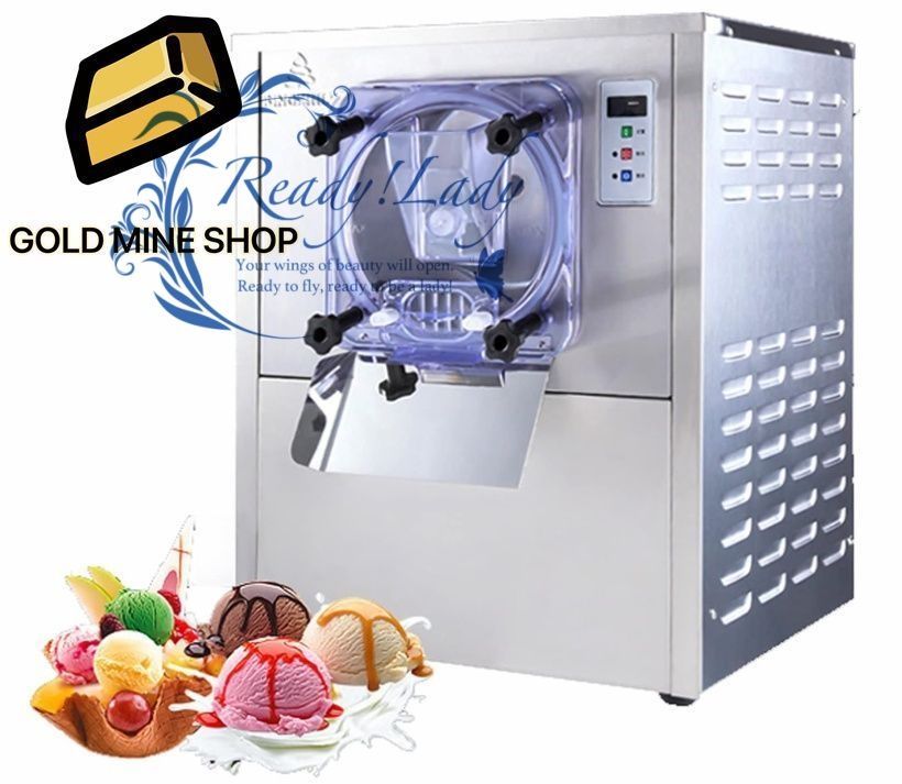 アイスクリームメーカー 業務用デスクトップアイスクリームマシン ステンレススチールフレーバースイートコーンアイスクリームメーカー 3種類のフレーバー付きソフトアイスクリームメーカー 18L|H 1200W