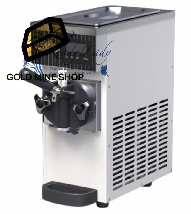 タッチスクリーンの業務用 大容量シングルヘッド アイスクリーム マシンは 屋台や店舗向けに特別に設計されています 28型ミルクワックスホワイト卓上シングルヘッドアイスクリームマシン