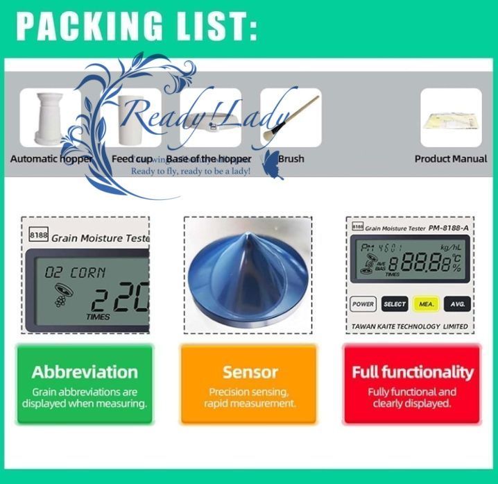 種類の穀物測定 米